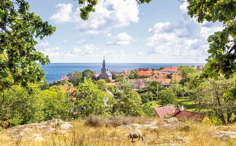 Vybild �ver Bornholm